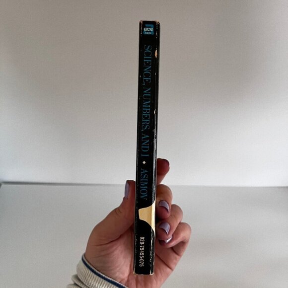 1960s Science, Numbers and I Book by Isaac Asimov Paperback Ace Scientific Essay - Picture 4 of 5